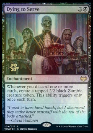 Dying to Serve [Innistrad: Crimson Vow Prerelease Promos] | Game Master's Emporium (The New GME)