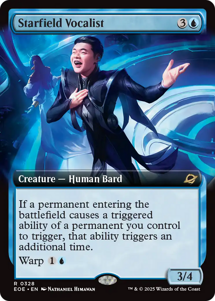 Starfield Vocalist (Extended Art) [Edge of Eternities] | Game Master's Emporium (The New GME)
