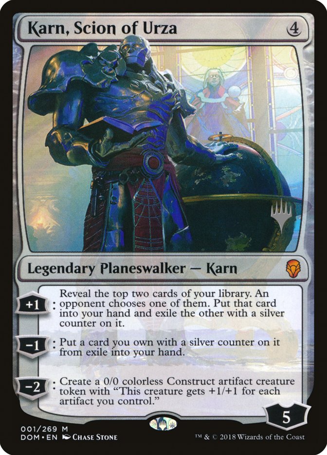 Karn, Scion of Urza (Promo Pack) [Dominaria Promos] | Game Master's Emporium (The New GME)