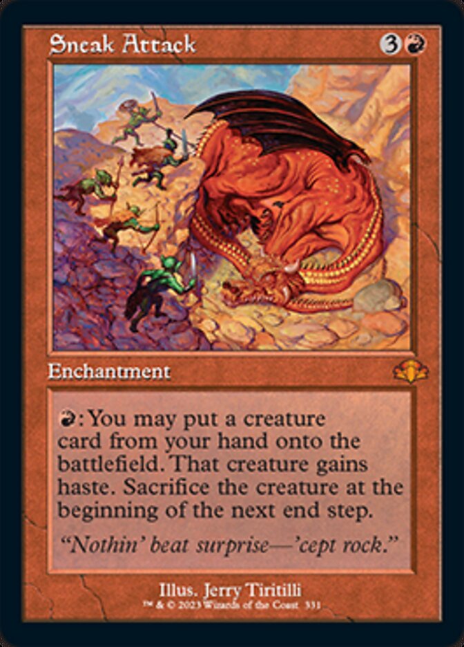 Sneak Attack (Retro) [Dominaria Remastered] | Game Master's Emporium (The New GME)