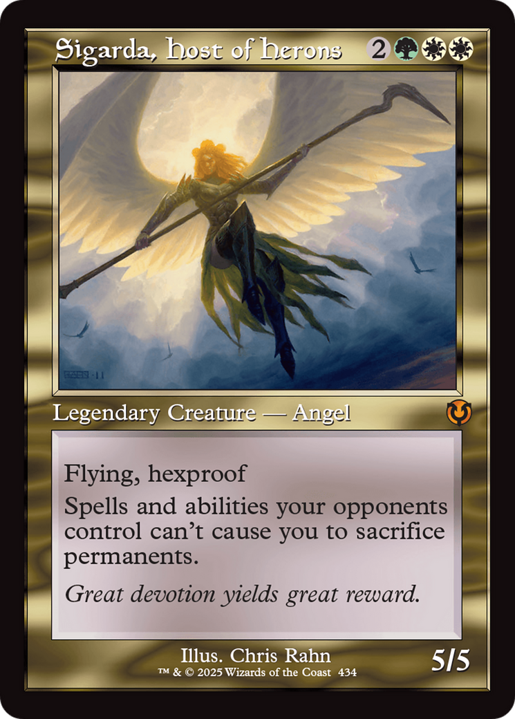 Sigarda, Host of Herons (Retro Frame) [Innistrad Remastered] | Game Master's Emporium (The New GME)