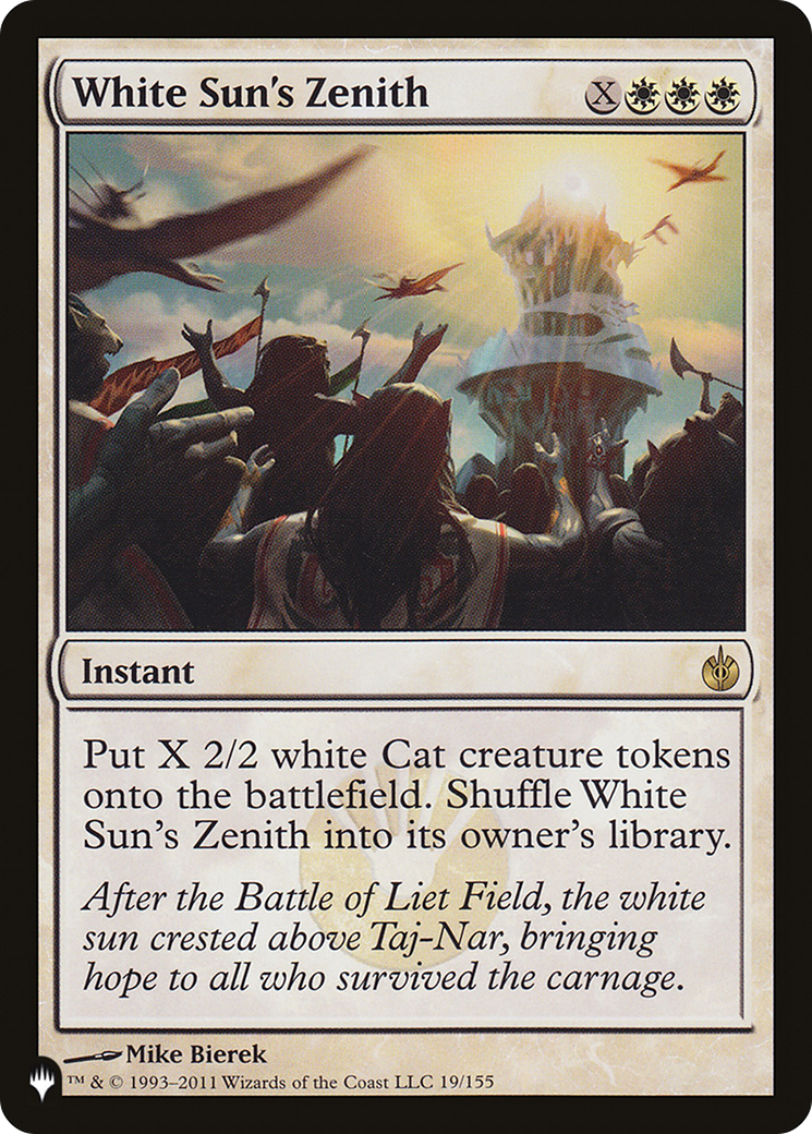 White Sun's Zenith [The List] | Game Master's Emporium (The New GME)