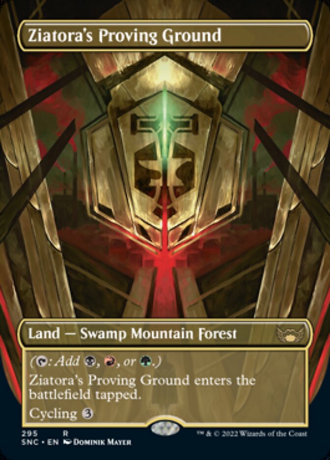 Ziatora's Proving Ground (Borderless Alternate Art) [Streets of New Capenna] | Game Master's Emporium (The New GME)