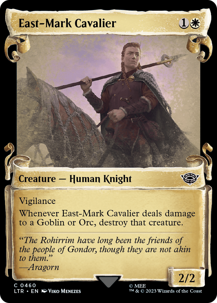 East-Mark Cavalier [The Lord of the Rings: Tales of Middle-Earth Showcase Scrolls] | Game Master's Emporium (The New GME)