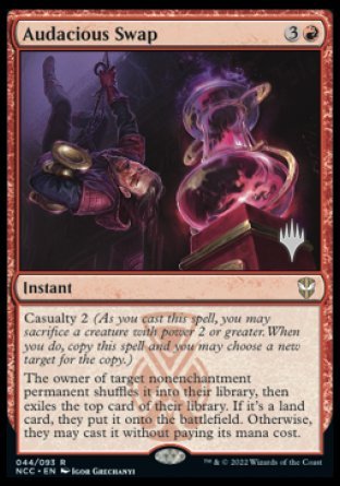 Audacious Swap (Promo Pack) [Streets of New Capenna Commander Promos] | Game Master's Emporium (The New GME)