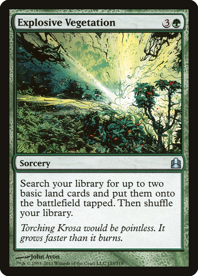 Explosive Vegetation [Commander 2011] | Game Master's Emporium (The New GME)