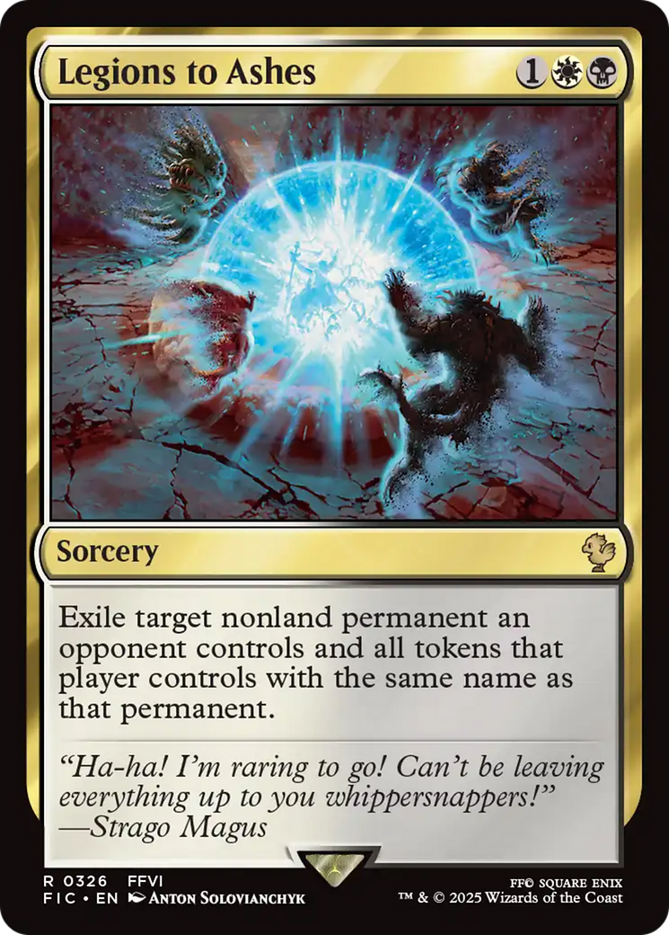 Legions to Ashes [FINAL FANTASY Commander] | Game Master's Emporium (The New GME)