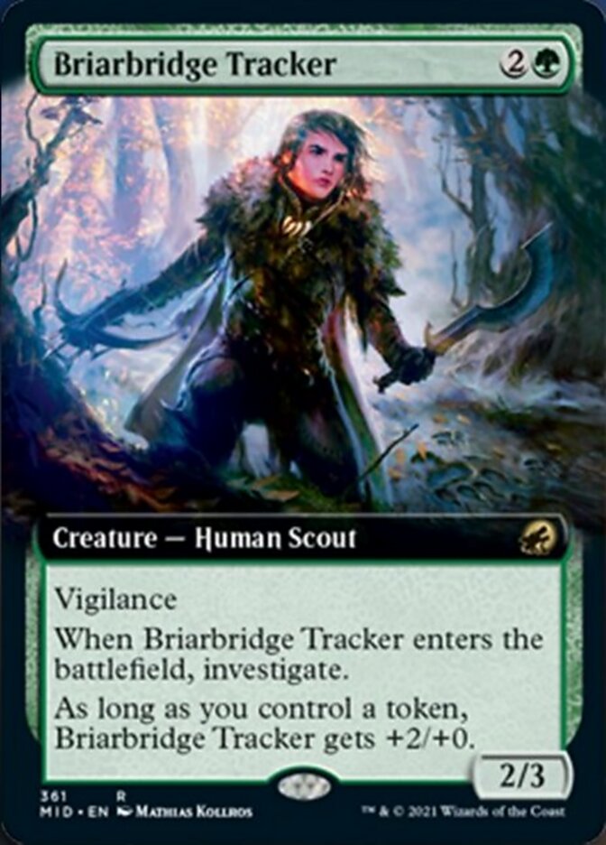 Briarbridge Tracker (Extended Art) [Innistrad: Midnight Hunt] | Game Master's Emporium (The New GME)