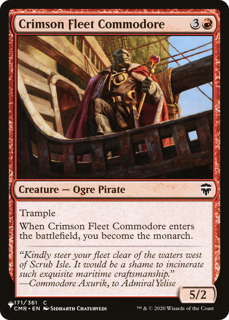 Crimson Fleet Commodore [The List] | Game Master's Emporium (The New GME)