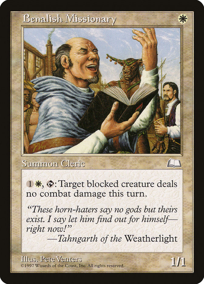 Benalish Missionary [Weatherlight] | Game Master's Emporium (The New GME)