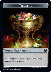 Treasure // Tibalt, Cosmic Impostor Emblem Double-Sided Token [Kaldheim Tokens] | Game Master's Emporium (The New GME)
