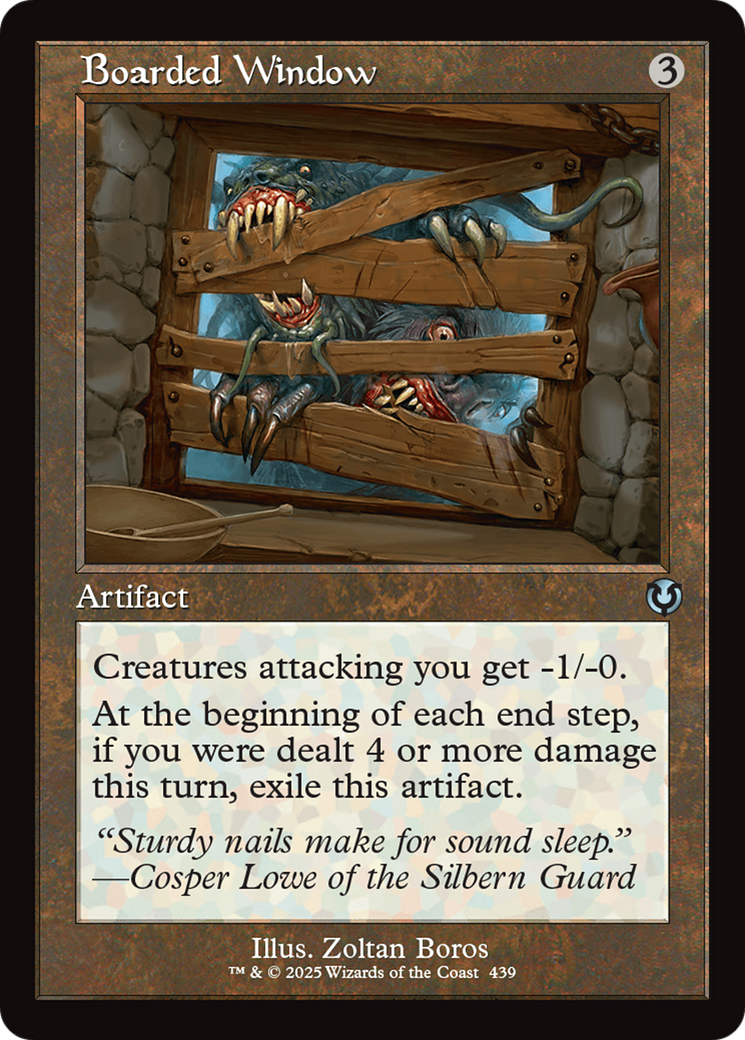 Boarded Window (Retro Frame) [Innistrad Remastered] | Game Master's Emporium (The New GME)