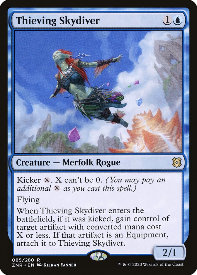 Thieving Skydiver [Zendikar Rising] | Game Master's Emporium (The New GME)