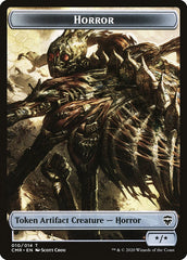 Dragon // Horror Double-Sided Token [Commander Legends Tokens] | Game Master's Emporium (The New GME)