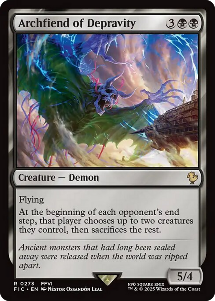 Archfiend of Depravity [FINAL FANTASY Commander] | Game Master's Emporium (The New GME)