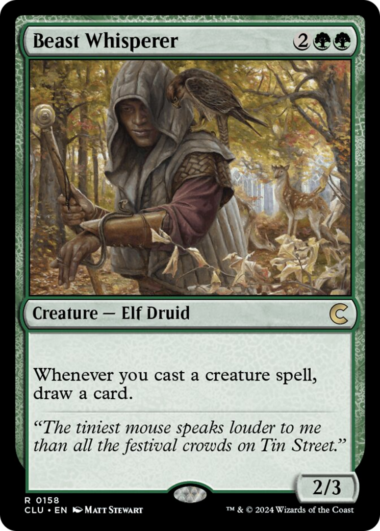 Beast Whisperer [Ravnica: Clue Edition] | Game Master's Emporium (The New GME)