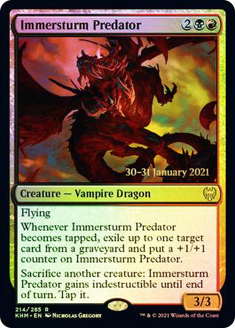 Immersturm Predator [Kaldheim Prerelease Promos] | Game Master's Emporium (The New GME)