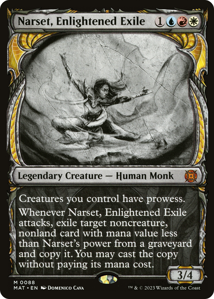 Narset, Enlightened Exile (Showcase) [March of the Machine: The Aftermath] | Game Master's Emporium (The New GME)