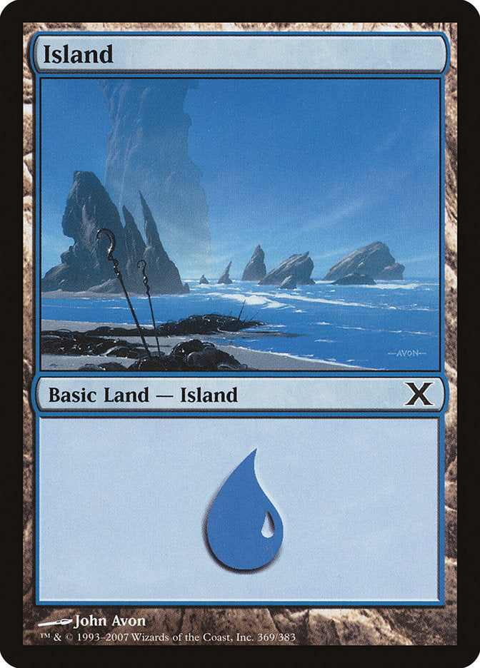 Island (369) [Tenth Edition] | Game Master's Emporium (The New GME)