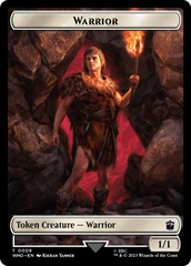 Warrior // Dinosaur Double-Sided Token [Doctor Who Tokens] | Game Master's Emporium (The New GME)