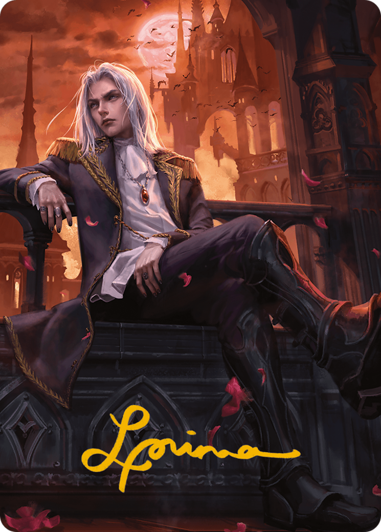 Sorin of House Markov Art Card (Gold-Stamped Signature) [Modern Horizons 3 Art Series] | Game Master's Emporium (The New GME)