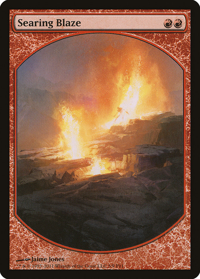 Searing Blaze [Magic Player Rewards 2011] | Game Master's Emporium (The New GME)