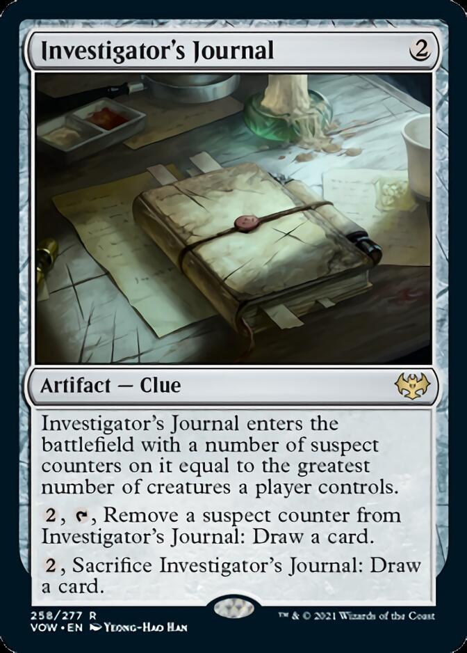 Investigator's Journal [Innistrad: Crimson Vow] | Game Master's Emporium (The New GME)