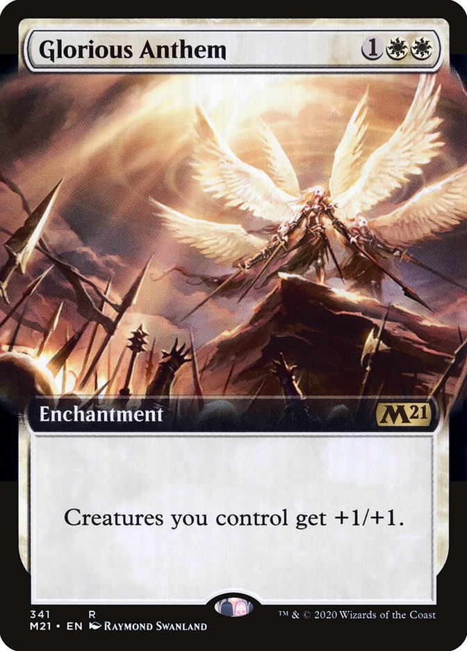 Glorious Anthem (Extended Art) [Core Set 2021] | Game Master's Emporium (The New GME)