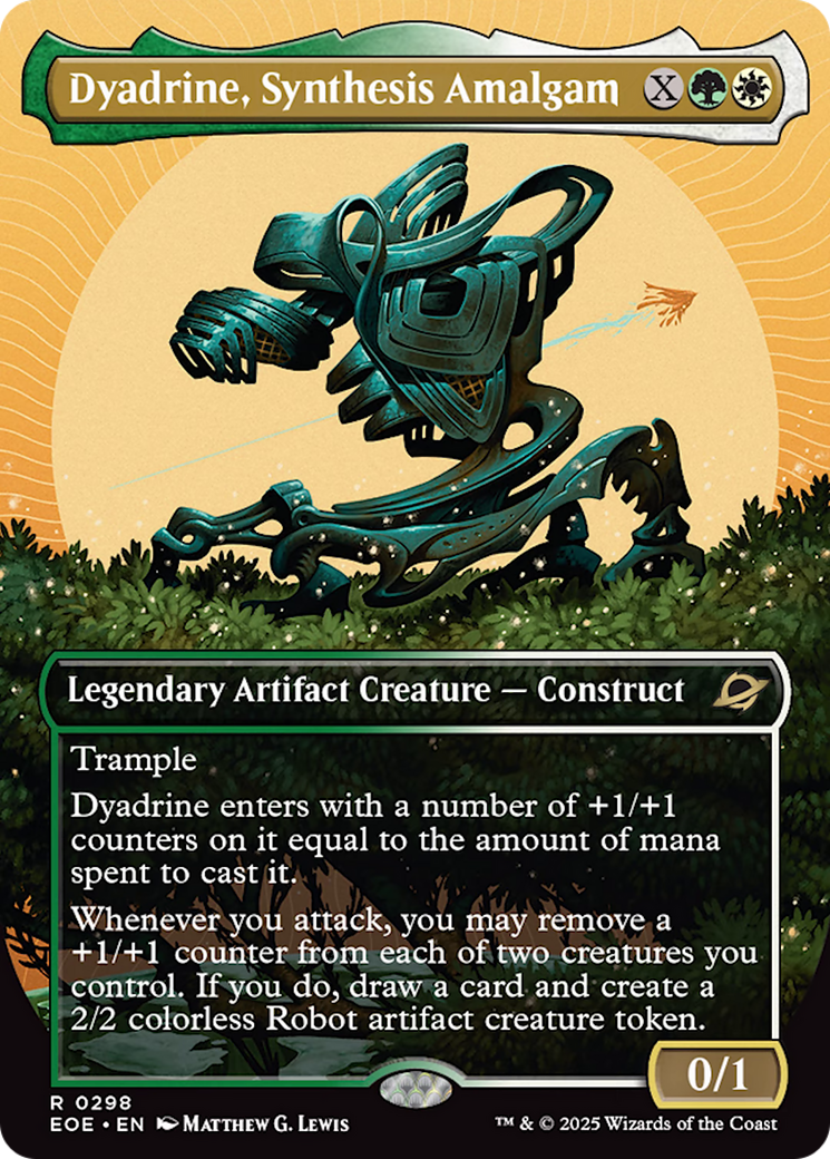 Dyadrine, Synthesis Amalgam (Borderless) [Edge of Eternities] | Game Master's Emporium (The New GME)