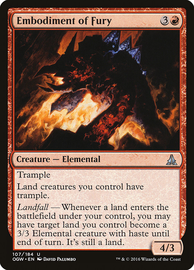 Embodiment of Fury [Oath of the Gatewatch] | Game Master's Emporium (The New GME)
