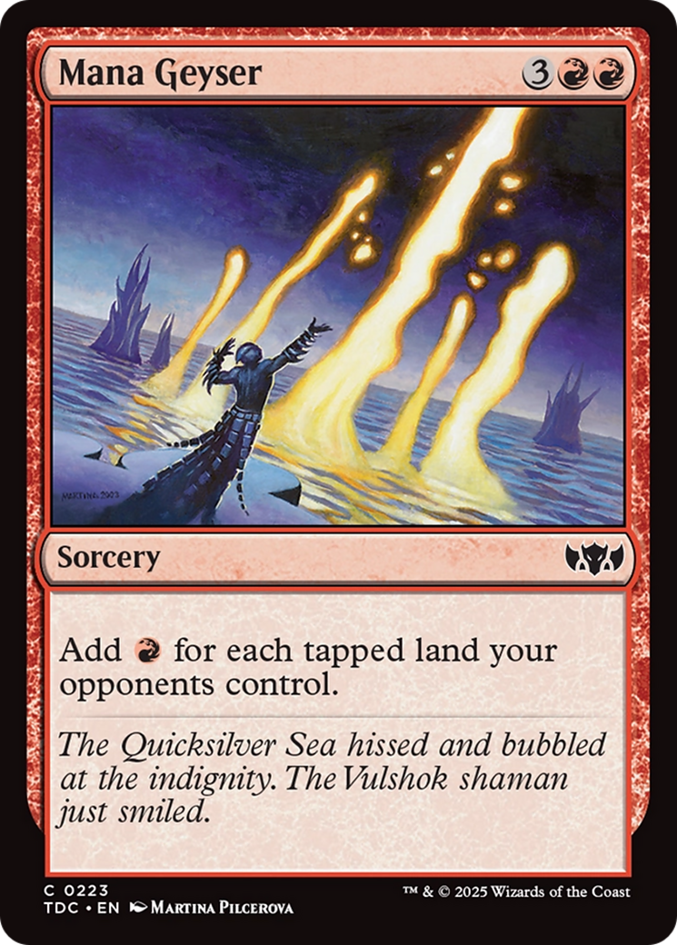 Mana Geyser [Tarkir: Dragonstorm Commander] | Game Master's Emporium (The New GME)