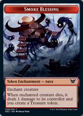 Smoke Blessing // Spirit (009) Double-Sided Token [Kamigawa: Neon Dynasty Commander Tokens] | Game Master's Emporium (The New GME)