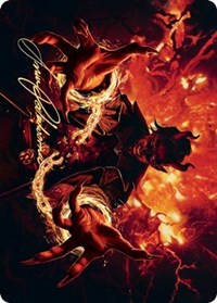 Tibalt's Trickery Art Card (Gold-Stamped Signature) [Kaldheim Art Series] | Game Master's Emporium (The New GME)
