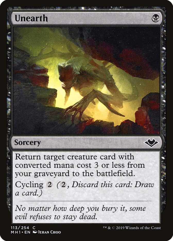 Unearth [Modern Horizons] | Game Master's Emporium (The New GME)