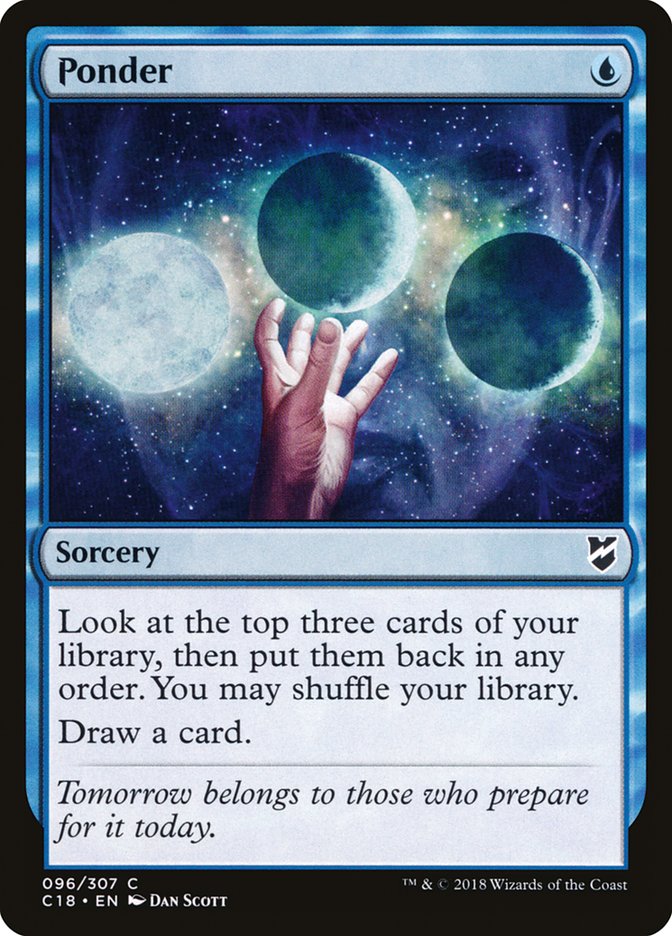 Ponder [Commander 2018] | Game Master's Emporium (The New GME)