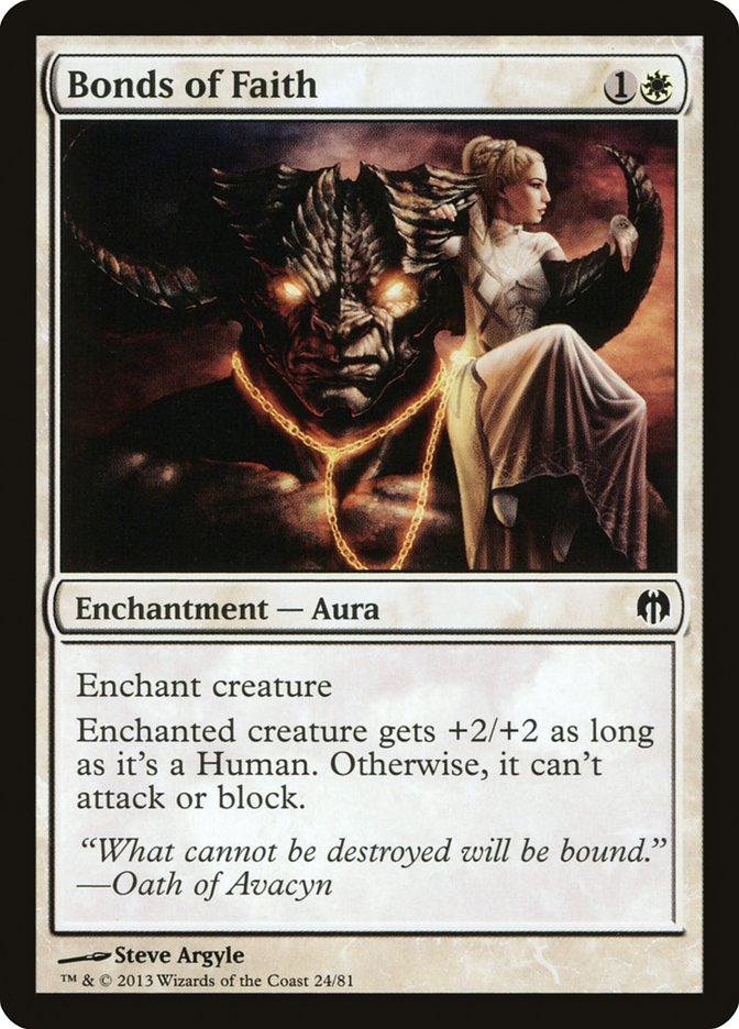 Bonds of Faith [Duel Decks: Heroes vs. Monsters] | Game Master's Emporium (The New GME)
