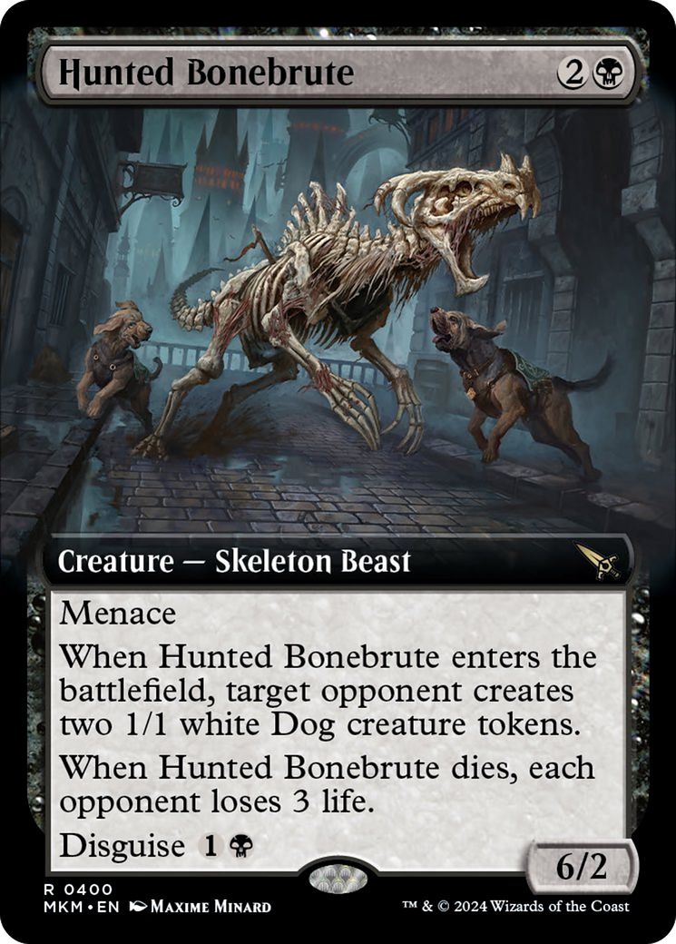 Hunted Bonebrute (Extended Art) [Murders at Karlov Manor] | Game Master's Emporium (The New GME)