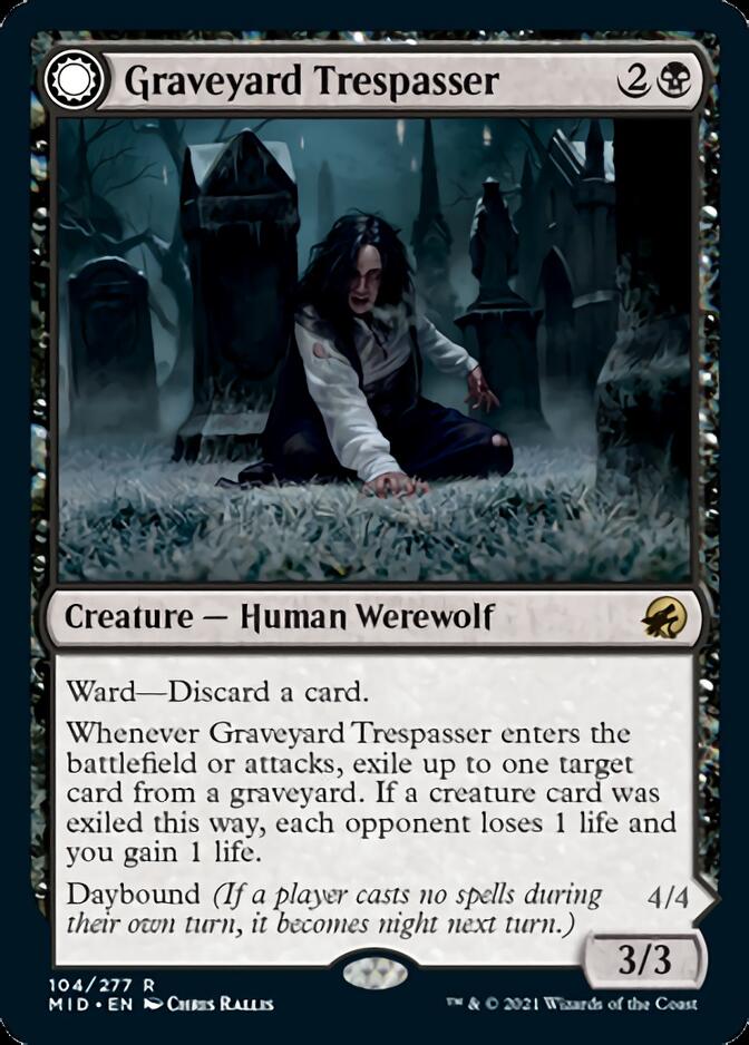 Graveyard Trespasser // Graveyard Glutton [Innistrad: Midnight Hunt] | Game Master's Emporium (The New GME)