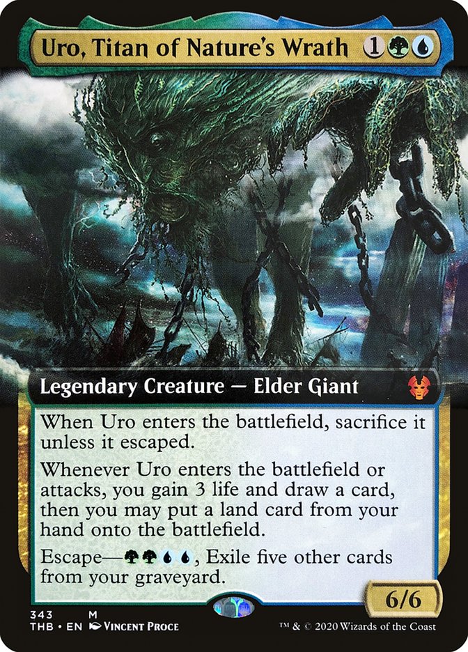 Uro, Titan of Nature's Wrath (Extended Art) [Theros Beyond Death] | Game Master's Emporium (The New GME)