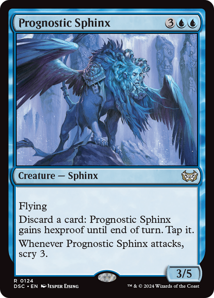 Prognostic Sphinx [Duskmourn: House of Horror Commander] | Game Master's Emporium (The New GME)