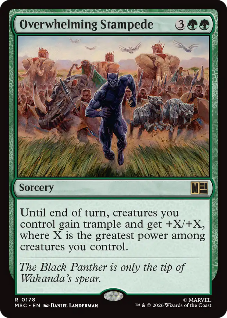 Overwhelming Stampede [Marvel Super Heroes Commander] | Game Master's Emporium (The New GME)