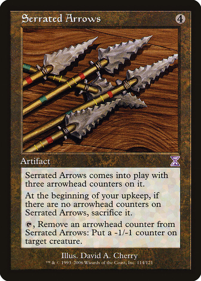 Serrated Arrows [Time Spiral Timeshifted] | Game Master's Emporium (The New GME)