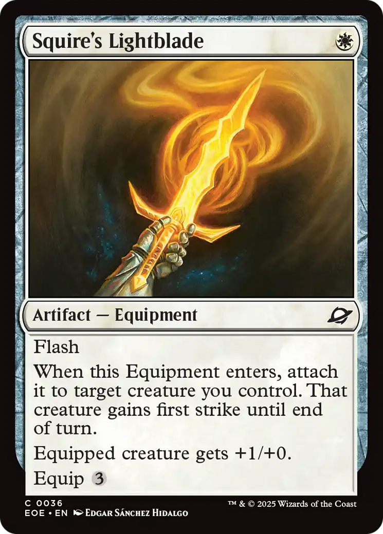 Squire's Lightblade [Edge of Eternities] | Game Master's Emporium (The New GME)