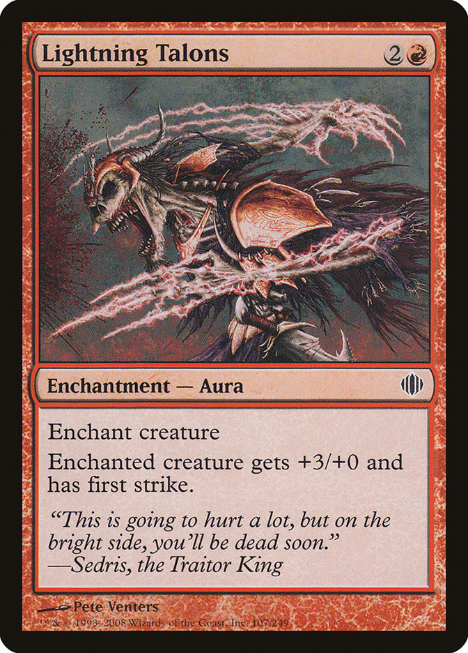 Lightning Talons [Shards of Alara] | Game Master's Emporium (The New GME)