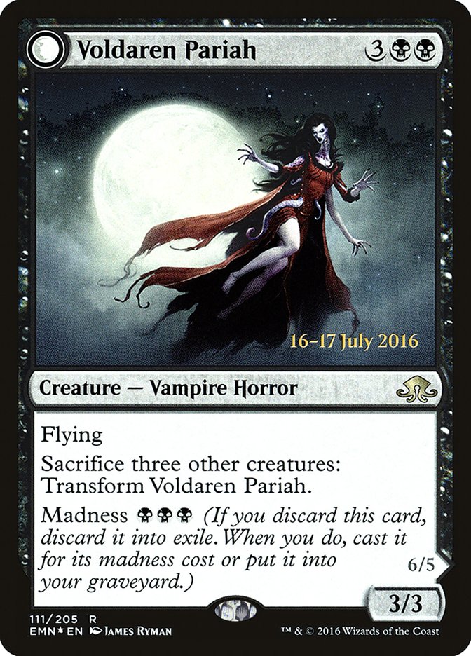 Voldaren Pariah // Abolisher of Bloodlines [Eldritch Moon Prerelease Promos] | Game Master's Emporium (The New GME)