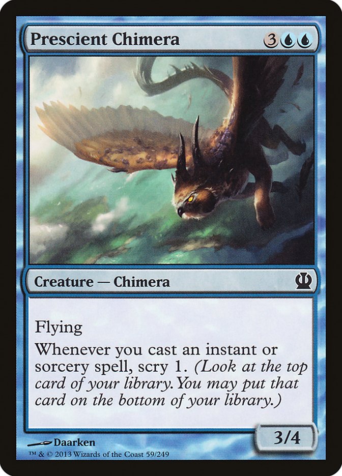 Prescient Chimera [Theros] | Game Master's Emporium (The New GME)