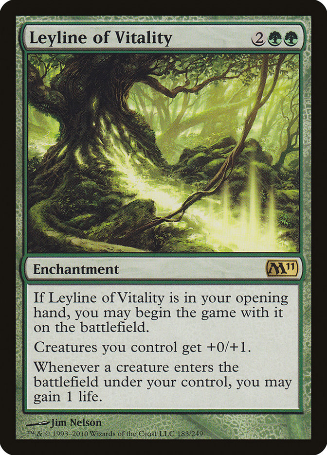 Leyline of Vitality [Magic 2011] | Game Master's Emporium (The New GME)