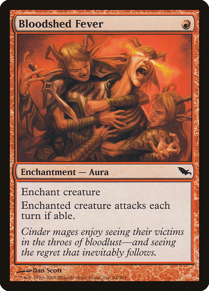 Bloodshed Fever [Shadowmoor] | Game Master's Emporium (The New GME)