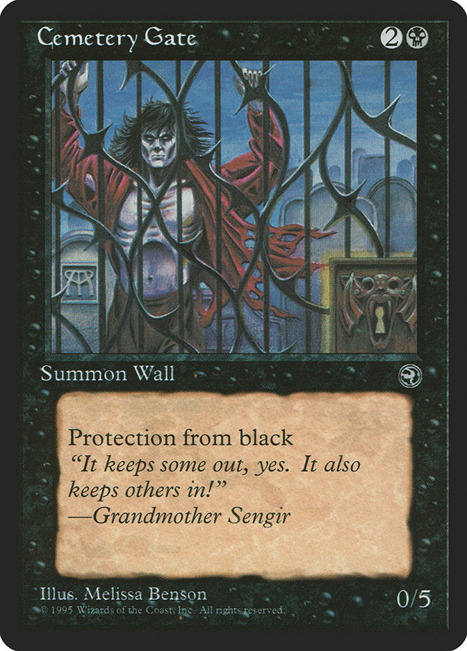 Cemetery Gate (Grandmother Sengir Flavor Text) [Homelands] | Game Master's Emporium (The New GME)