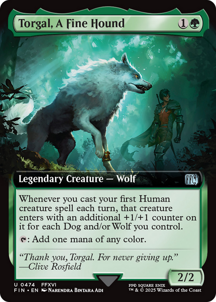 Torgal, A Fine Hound (Extended Art) [FINAL FANTASY] | Game Master's Emporium (The New GME)